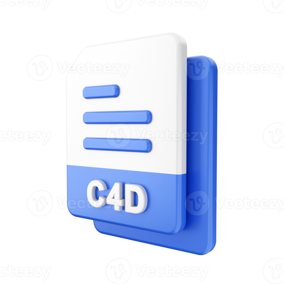 3d file C4D icon illustration png
