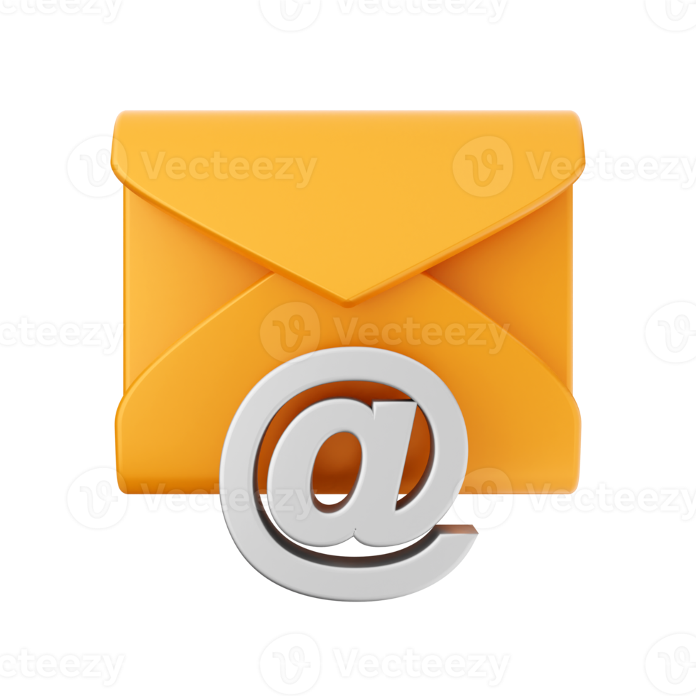 3d mail adres sociaal media png