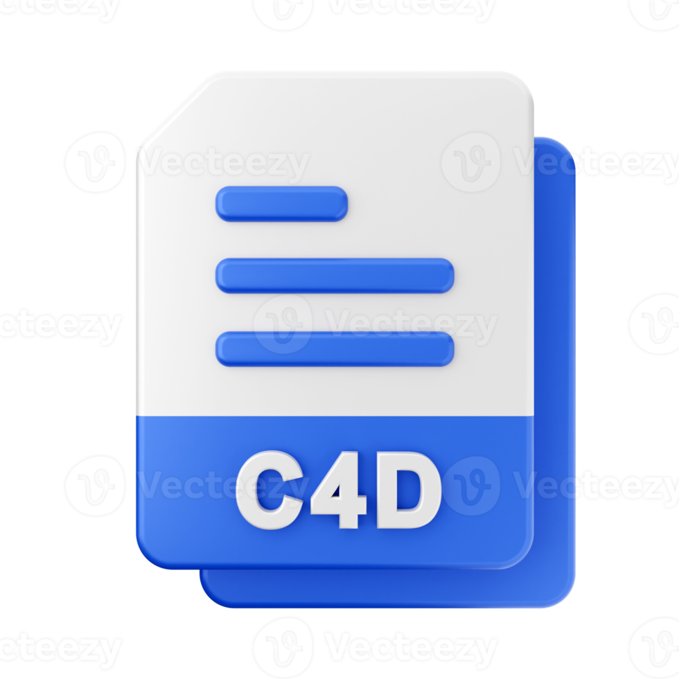 3d file C4D icon illustration png