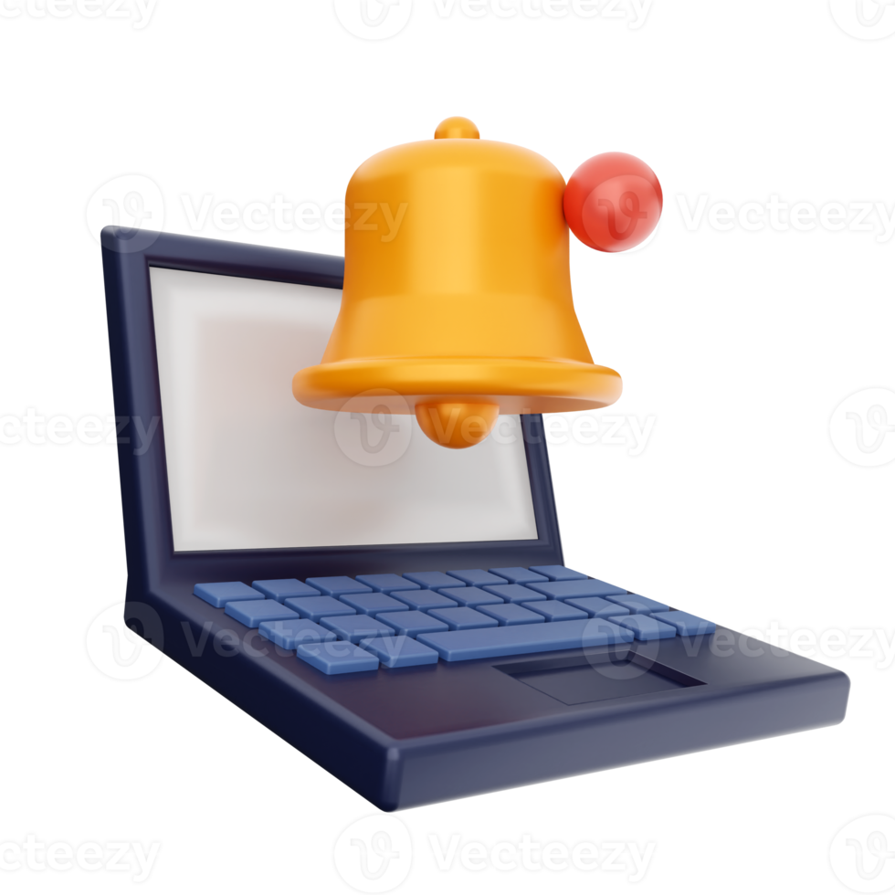 3d notification social media png