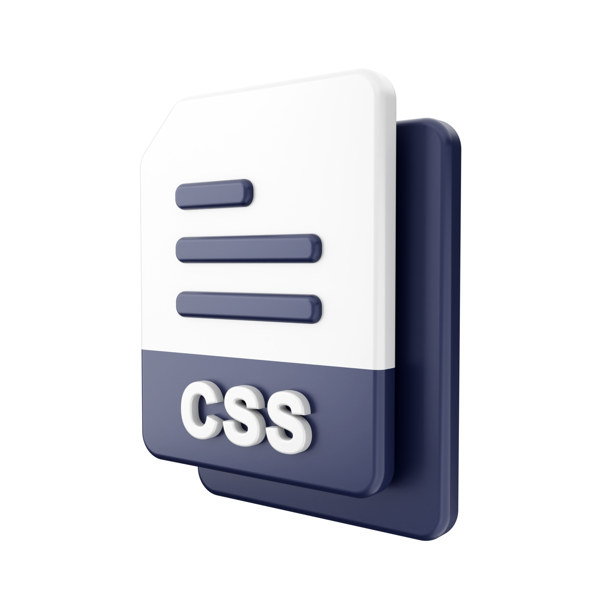 3d file css icon illustration 22597435 png