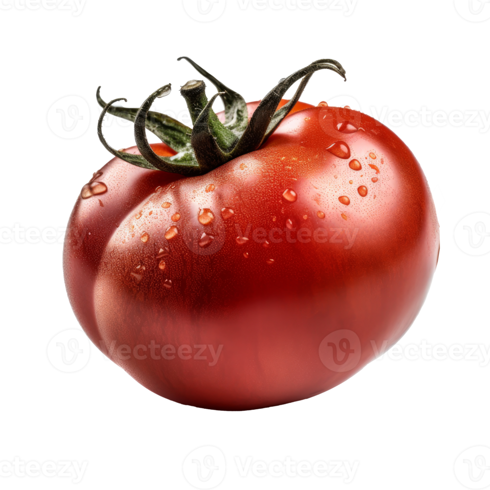 Red tomato isolated. png