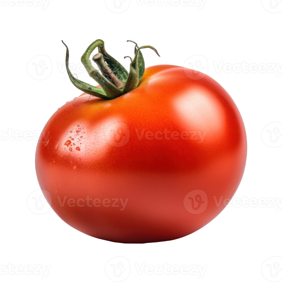 Red tomato isolated. png