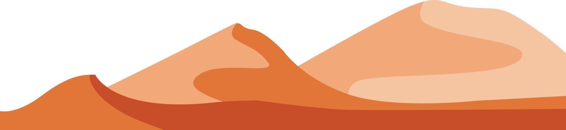 ilustración del paisaje del desierto vector