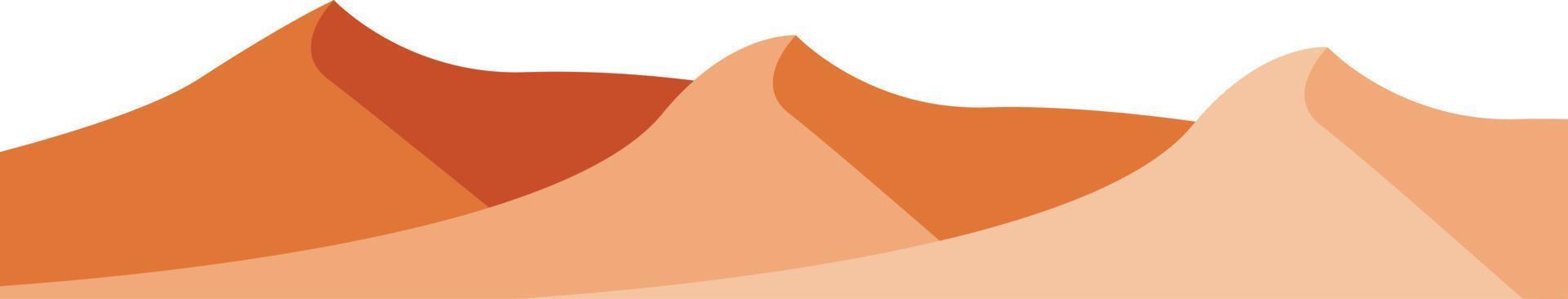 ilustración del paisaje del desierto vector