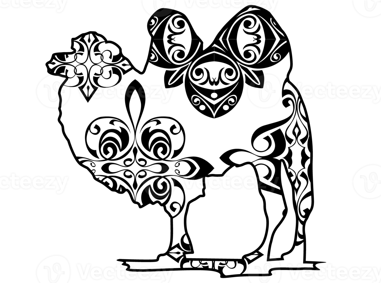 Camel Mandala Ornament png