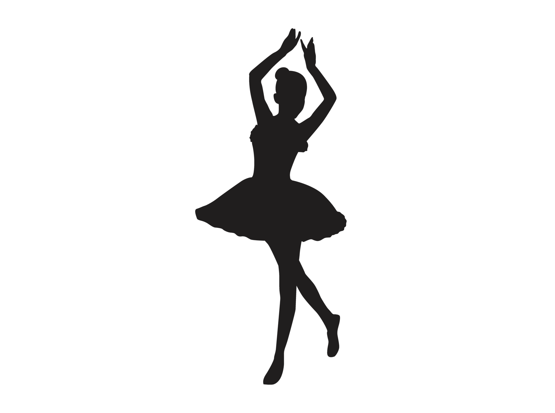 Dancing Woman Silhouette Openclipart - vrogue.co