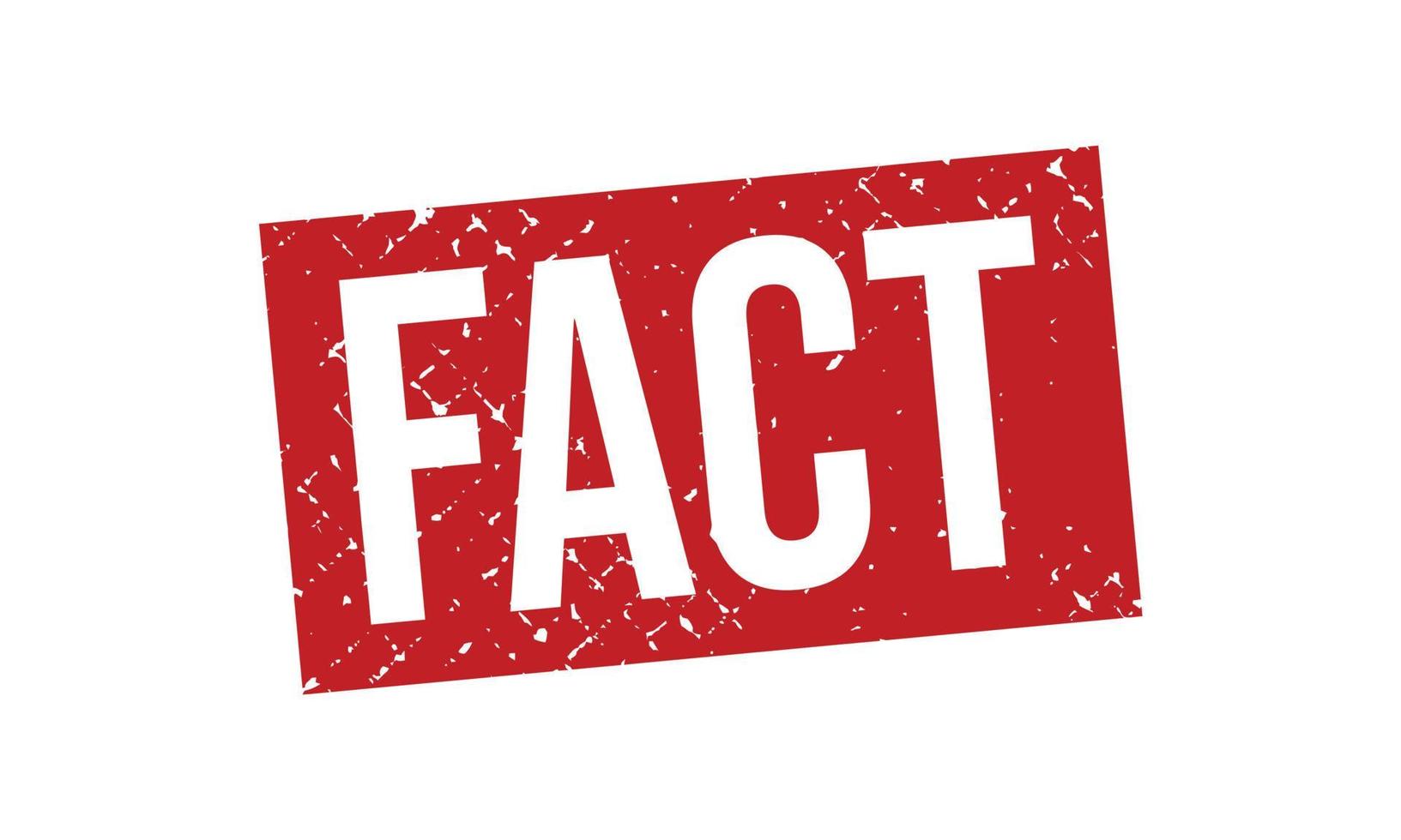 Fact Rubber Stamp Seal Vector