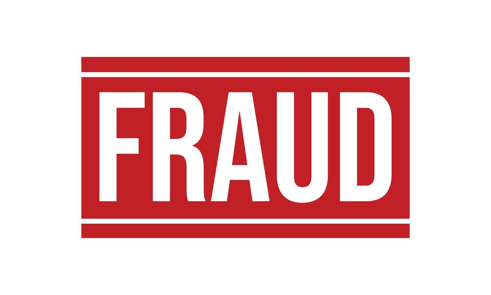 Fraud Rubber Stamp Seal Vector