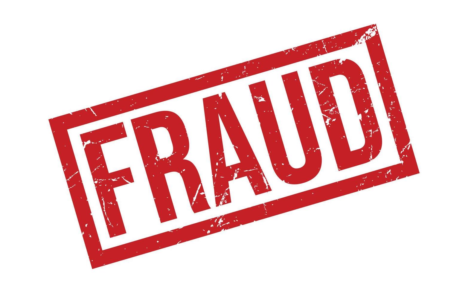 Fraud Rubber Stamp Seal Vector