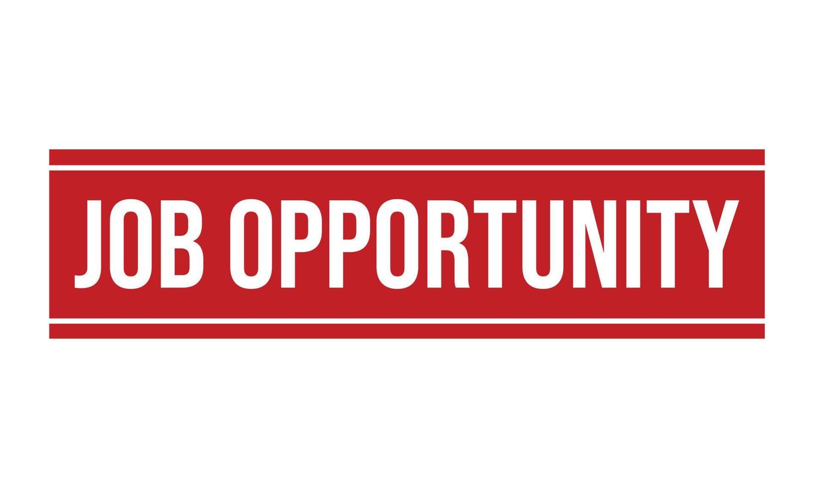 Job Opportunity Rubber Stamp. Job Opportunity Grunge Stamp Seal Vector Illustration