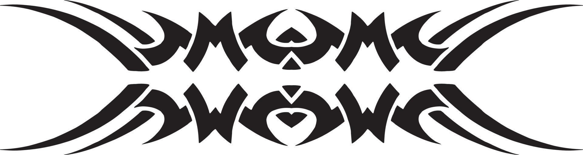 Tribal Vector Shape For Your Tattoo Designs