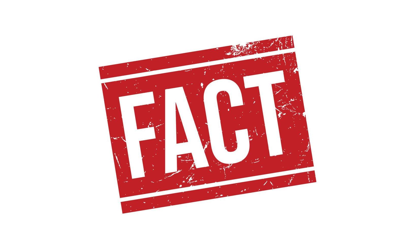 Fact Rubber Stamp Seal Vector