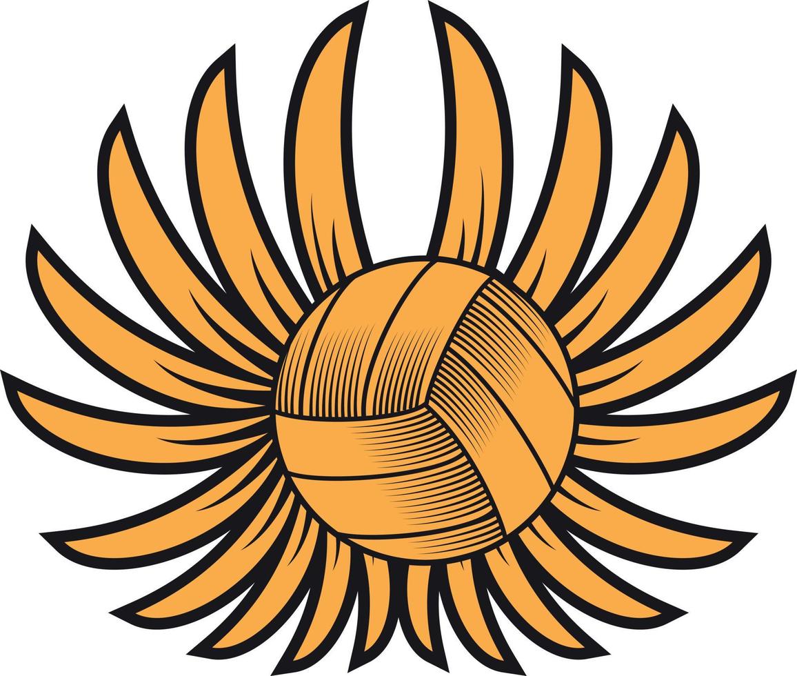 vector logotipo con un fútbol pelota