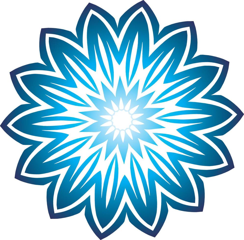 Vector Flower Object In Tribal Style, Perfect For Tattoos Or Abstract Floral Decorations