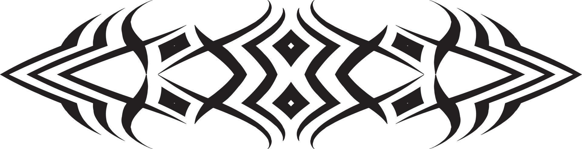 tribal diseño vector elemento. tribal forma para tatuajes y frio decoración imágenes