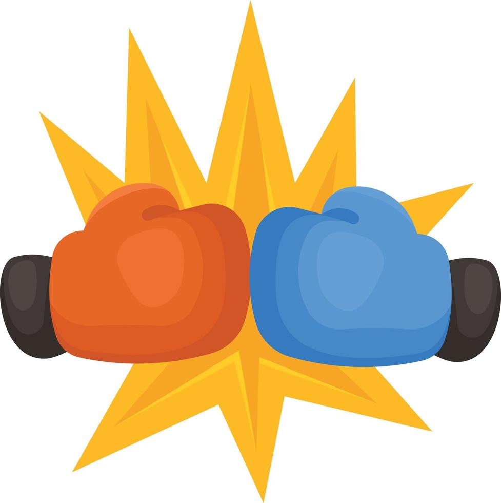 Vector Image Of Boxing Gloves