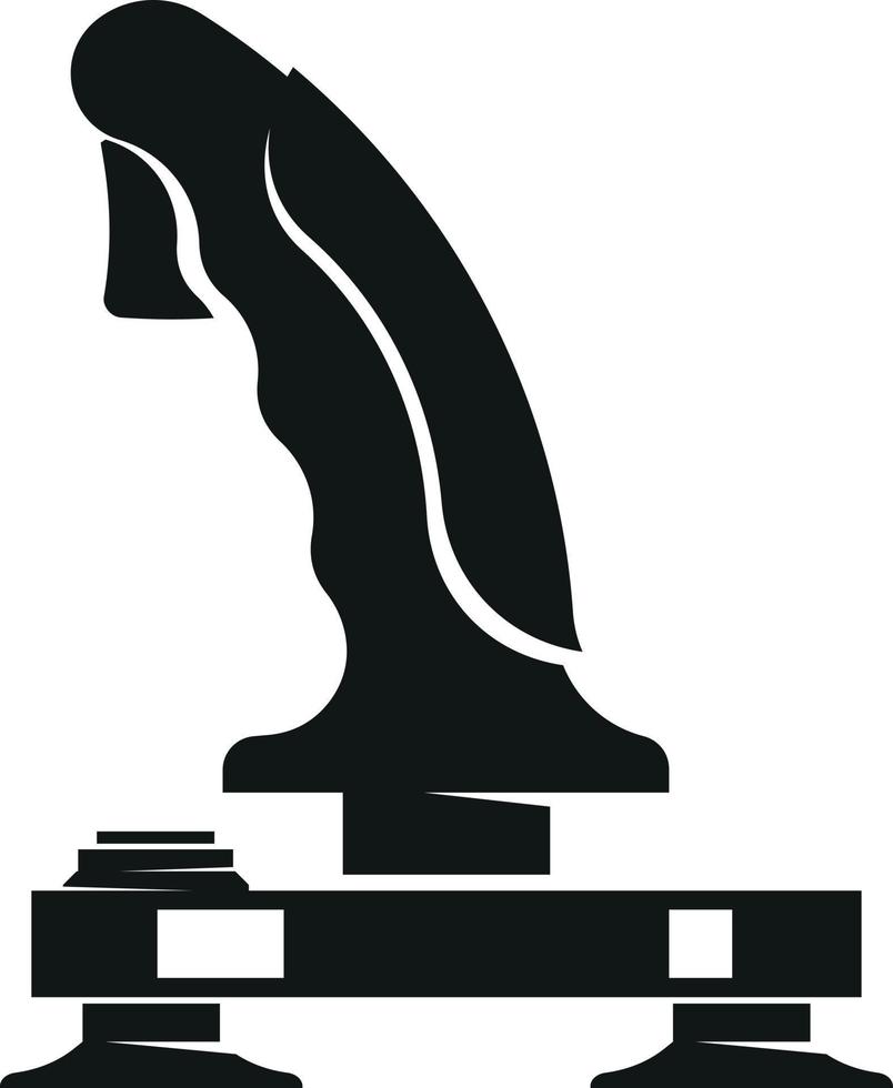 Silhouette Of A Game Controller vector