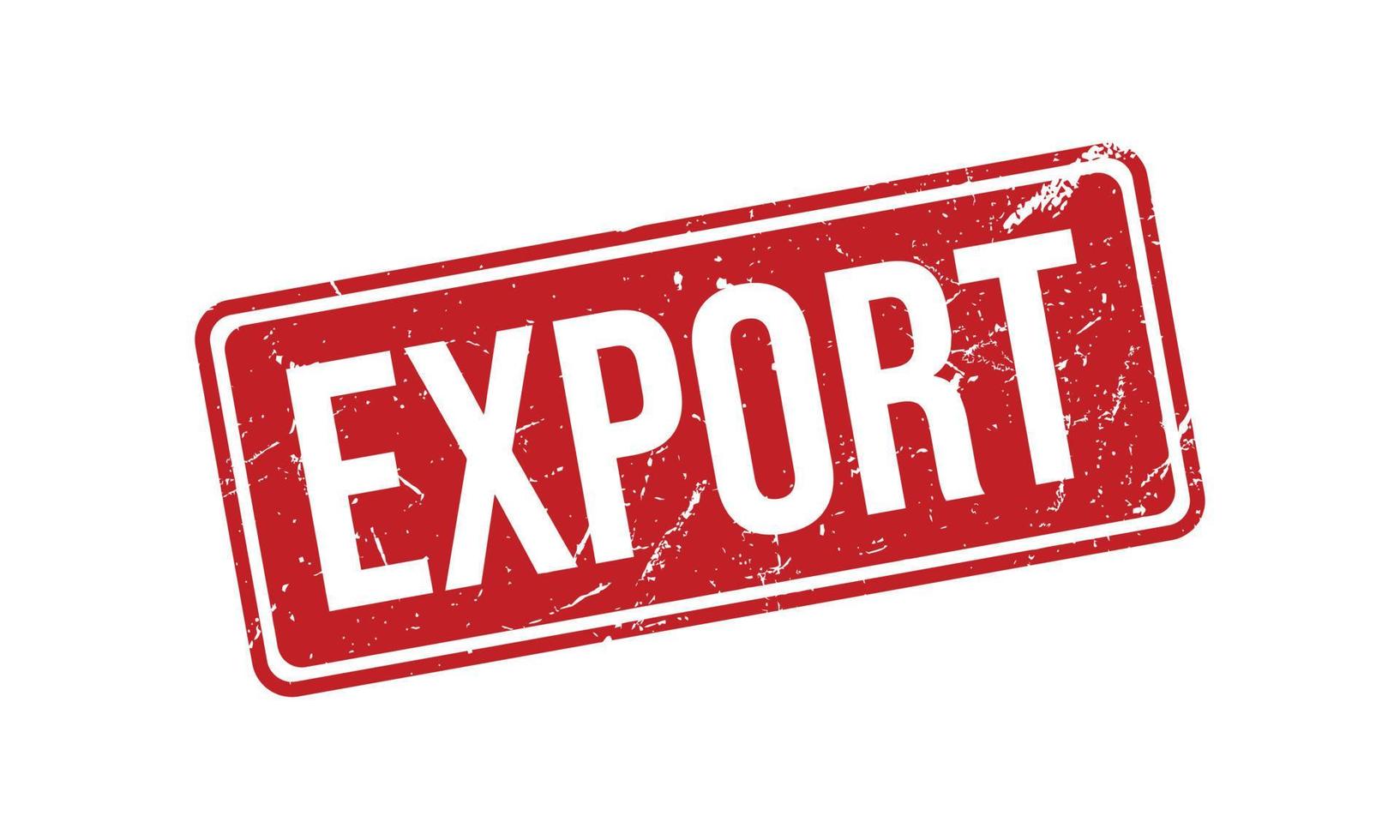 Export Stamp Seal Vector Illustration