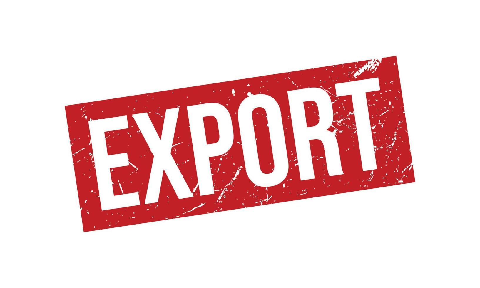 Export Rubber Stamp Seal Vector