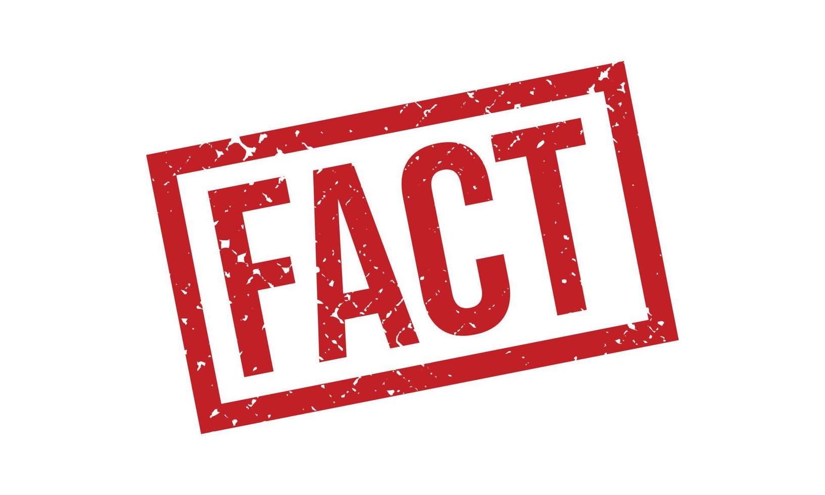 Fact Rubber Stamp Seal Vector