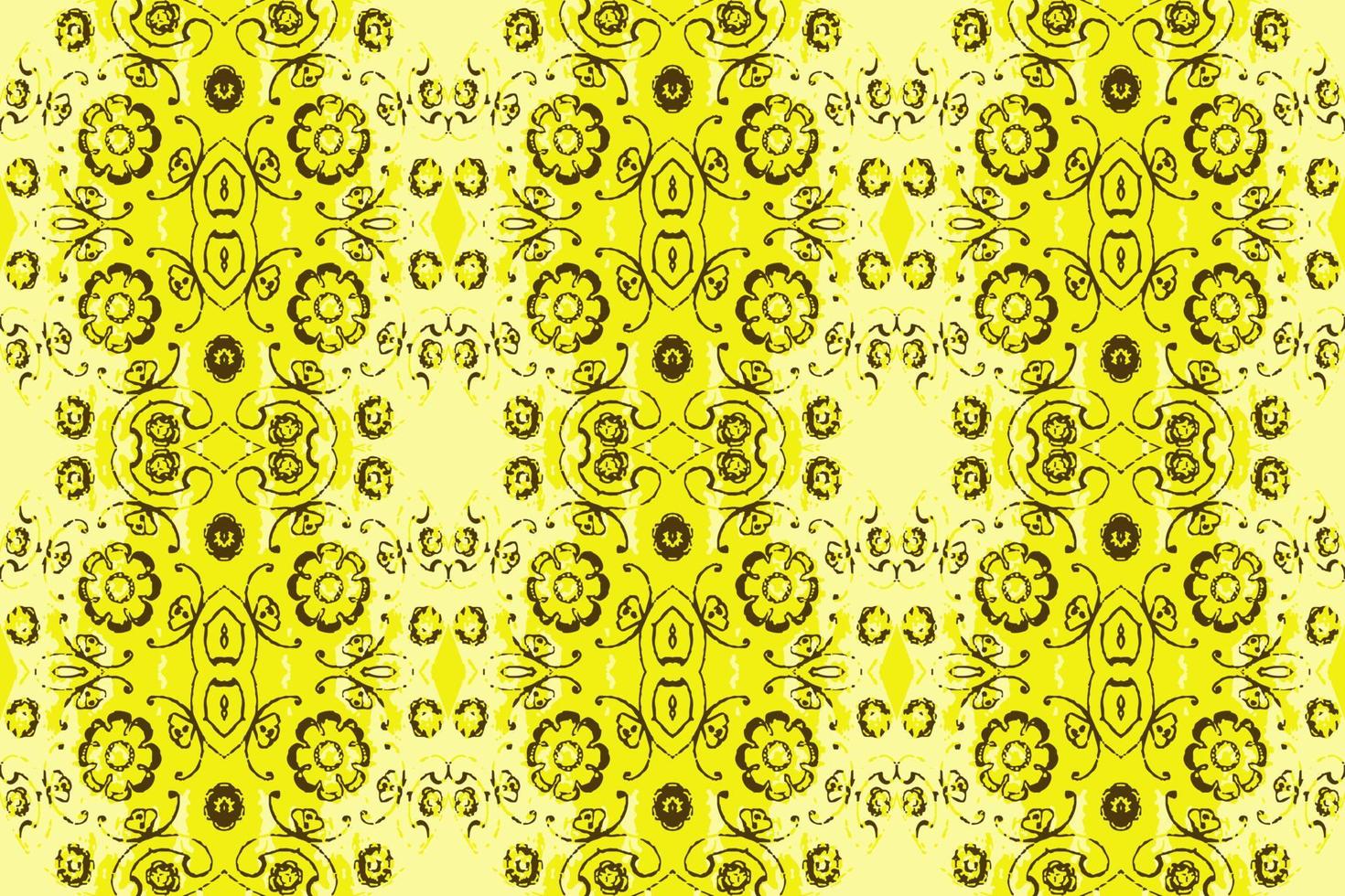 Abstract seamless pattern, seamless wallpaper, seamless background designed for use for interior, wallpaper, fabric, curtain, carpet, clothing, Batik, satin, background, illustration, Embroidery style vector