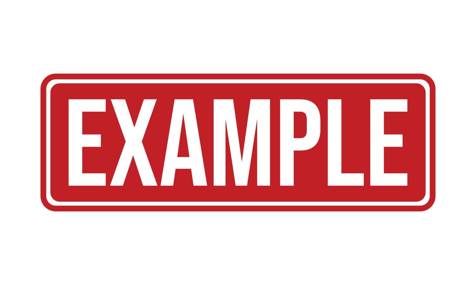 Example Rubber Stamp Seal Vector