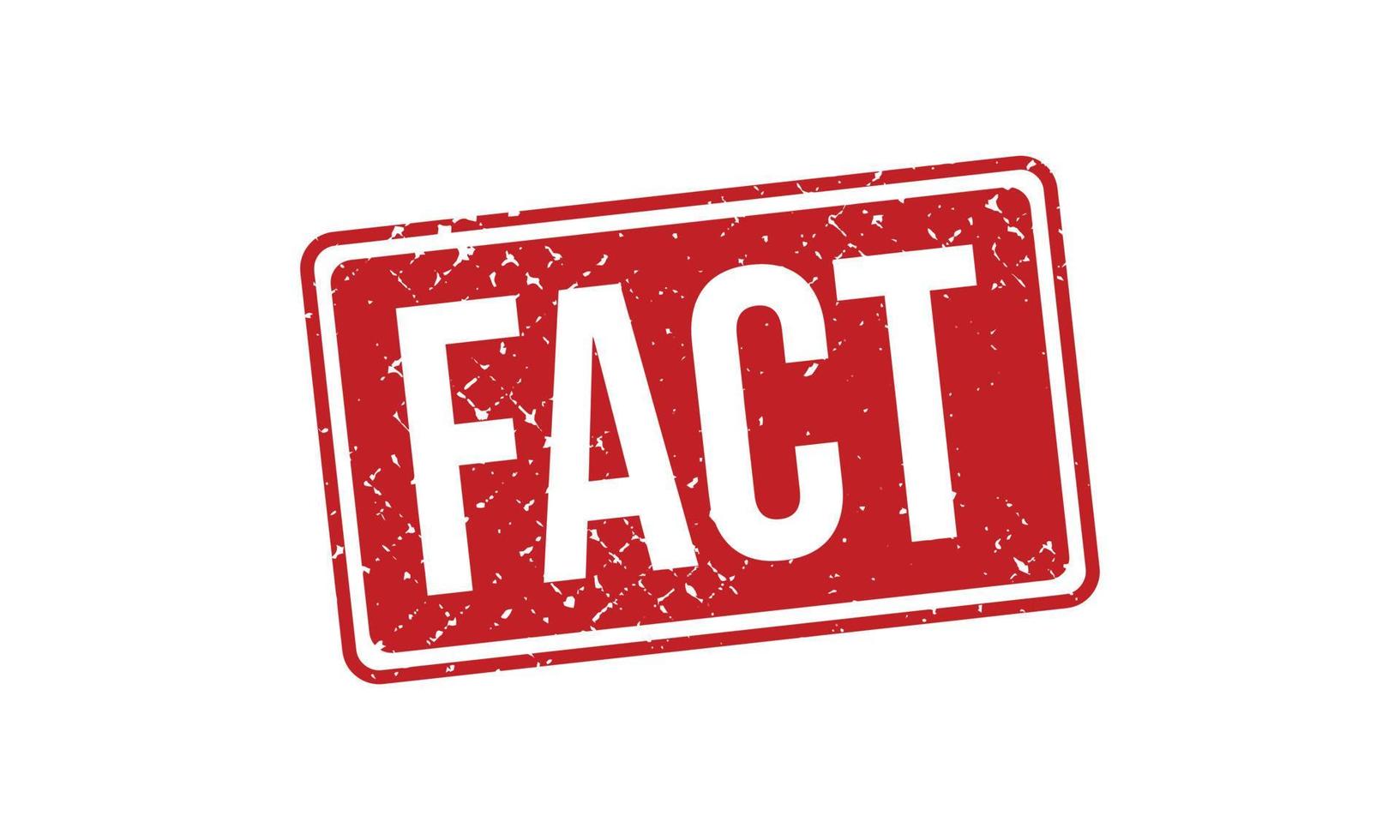 Fact Rubber Stamp Seal Vector