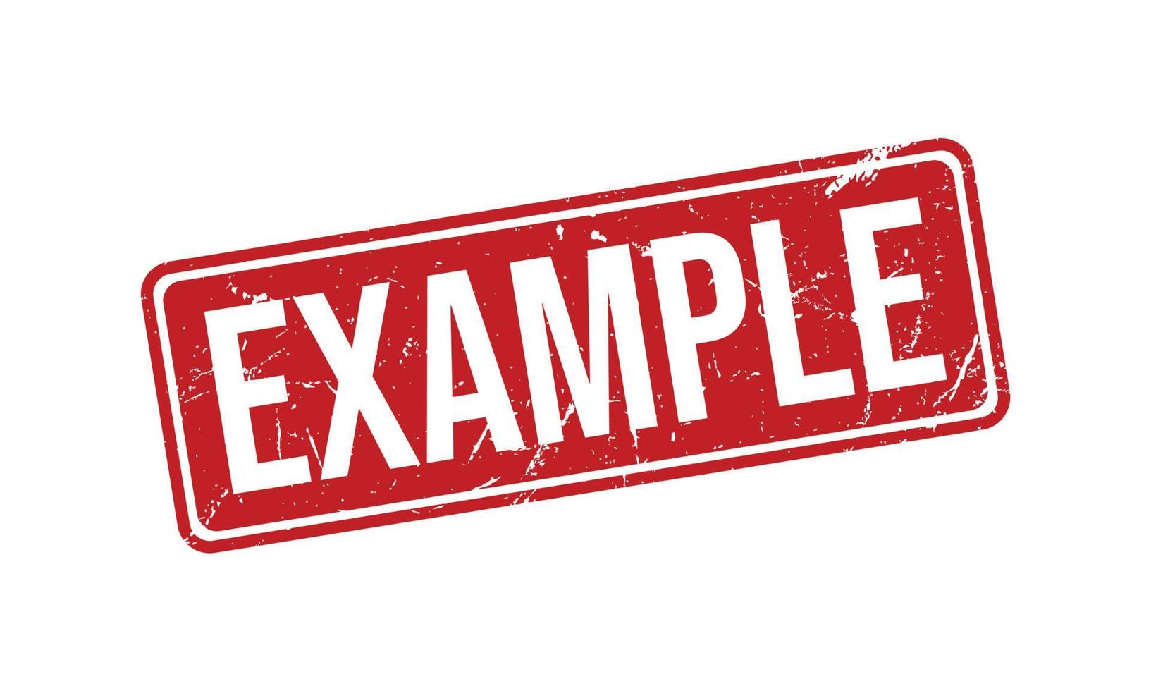 Example Stamp Seal Vector Illustration