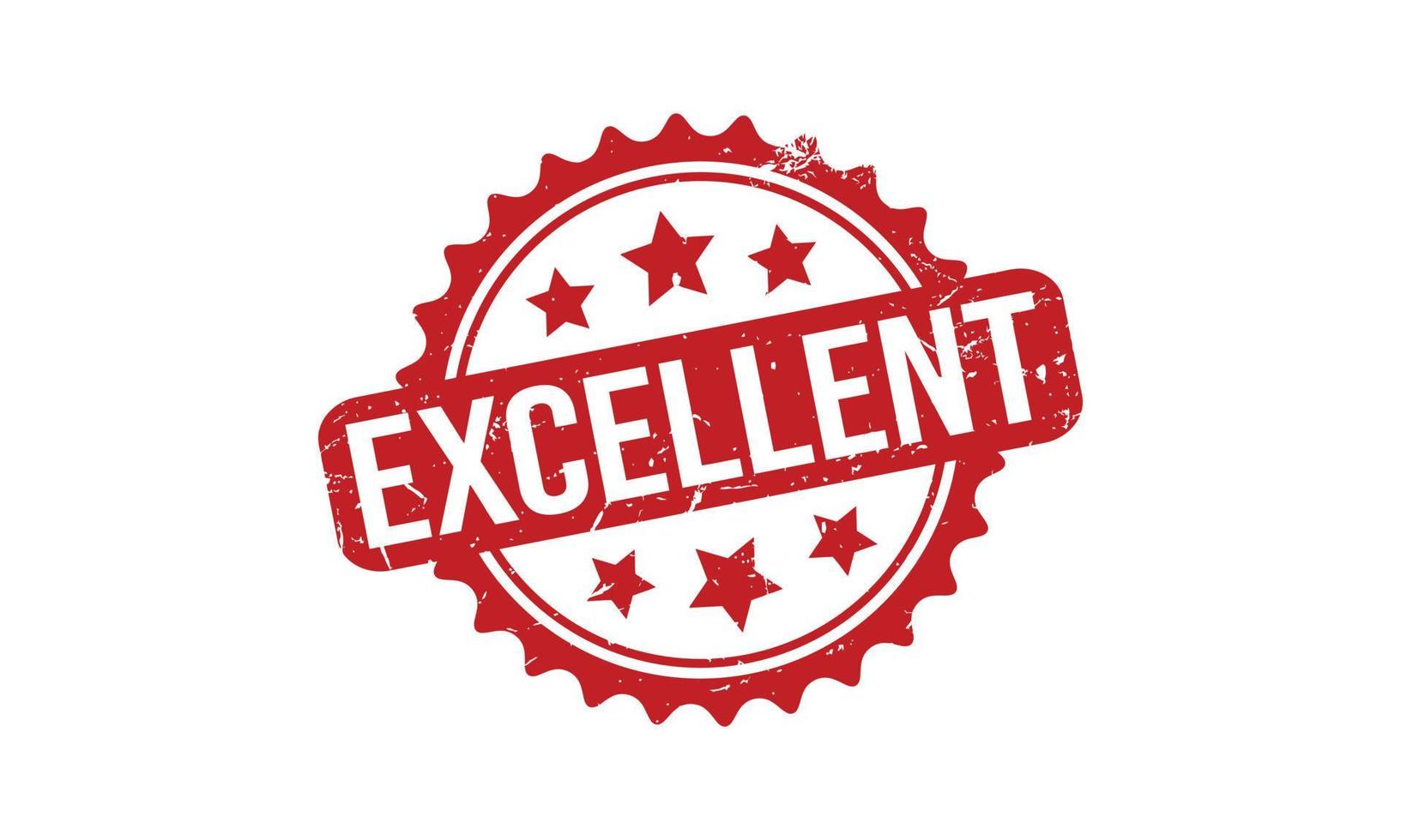Excellent Stamp Seal Vector Illustration