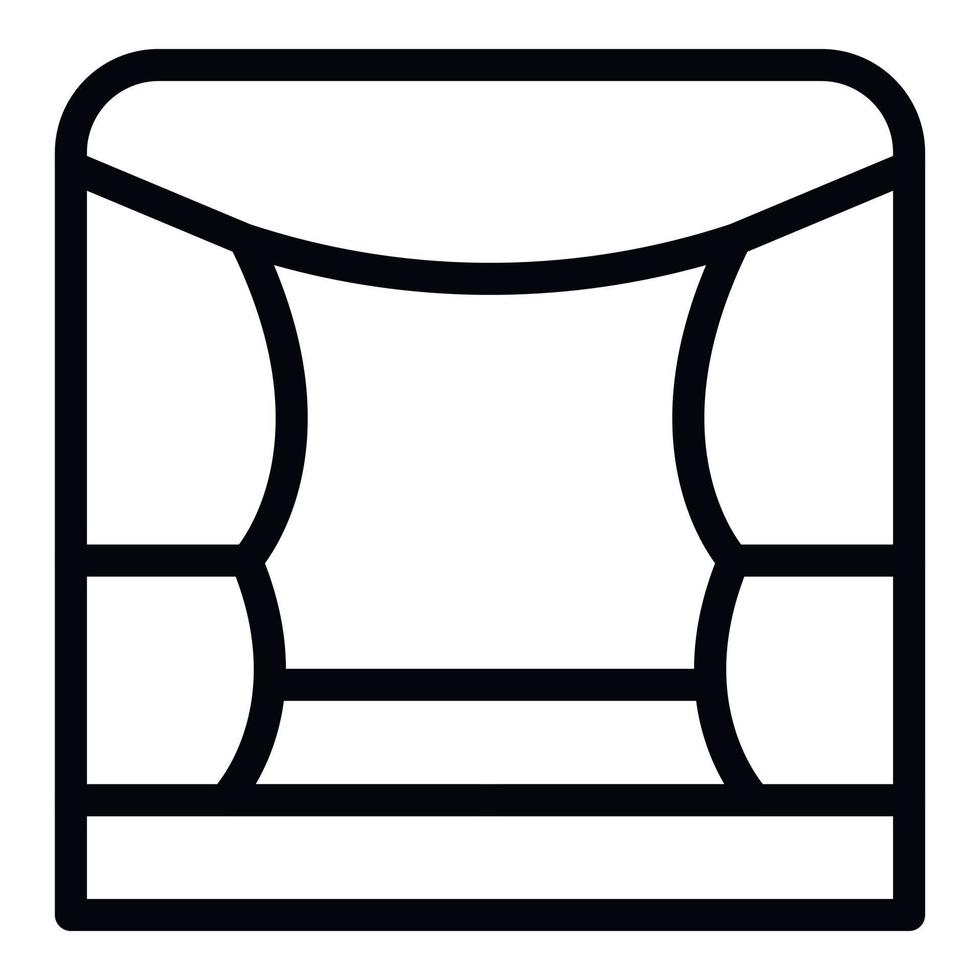 Child stage icon outline vector. Theater puppet vector