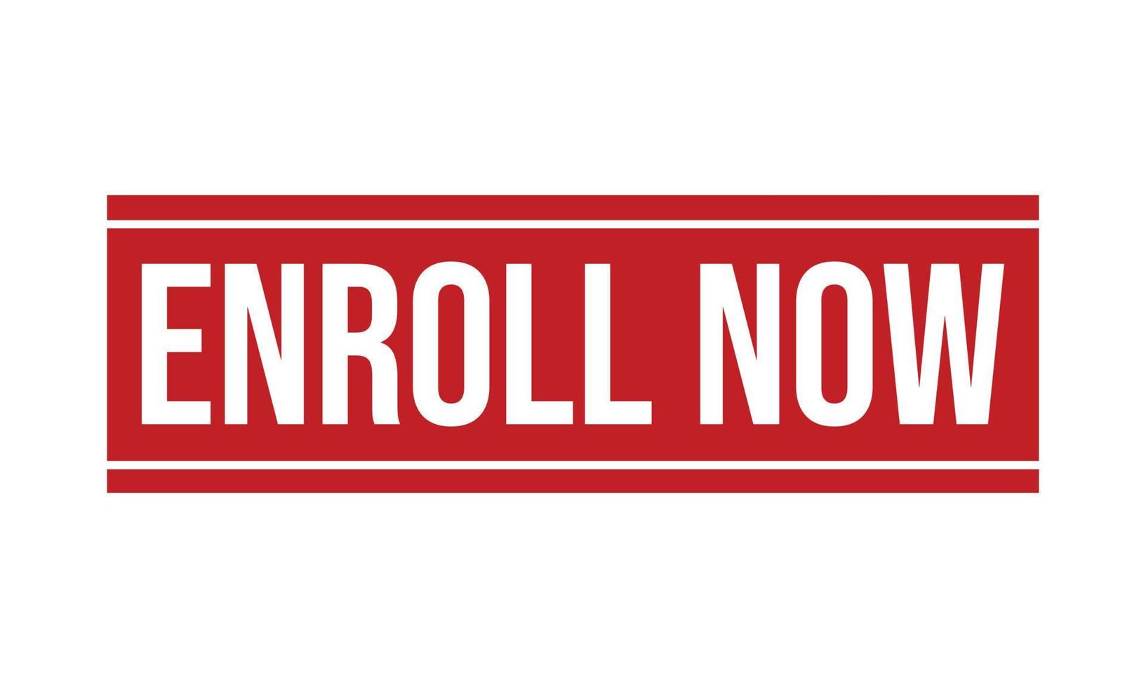 Enroll Now Rubber Stamp. Enroll Now Rubber Grunge Stamp Seal Vector Illustration
