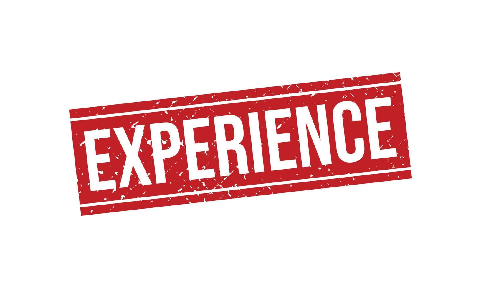 Experience Stamp Seal Vector Illustration