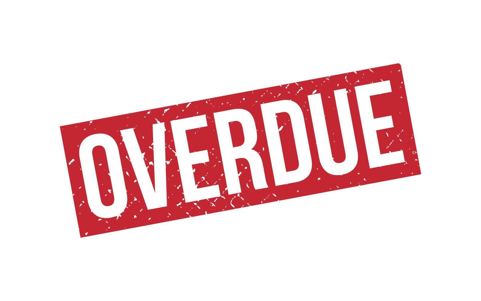 Overdue Stamp Seal Vector Illustration 22601027 Vector Art at Vecteezy