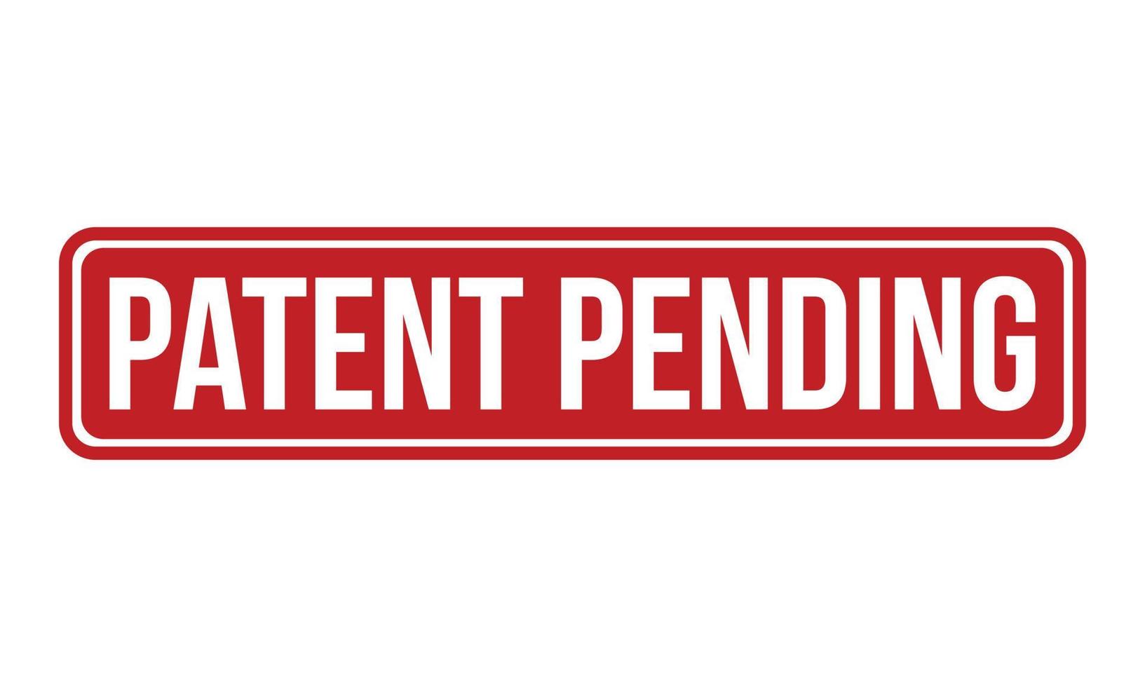 Patent Pending Rubber Stamp Seal Vector