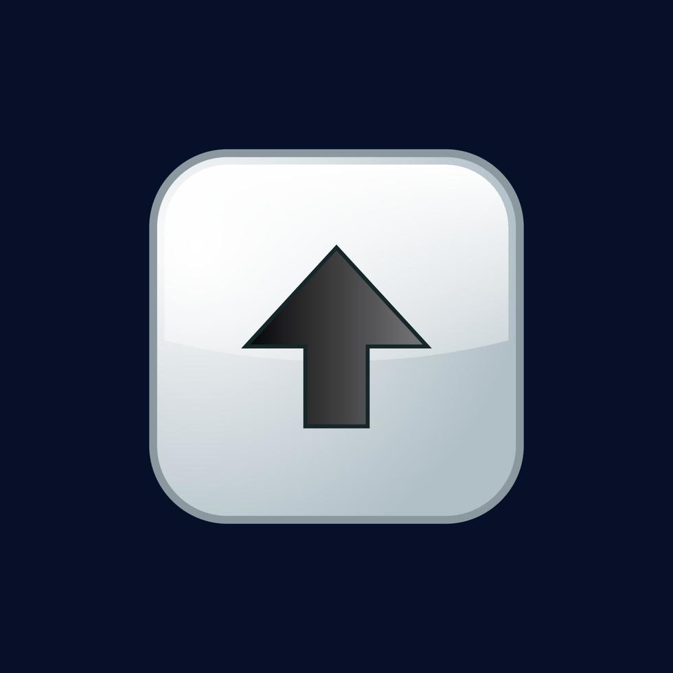 Symbol sign button arrows ui ux design sign button vector