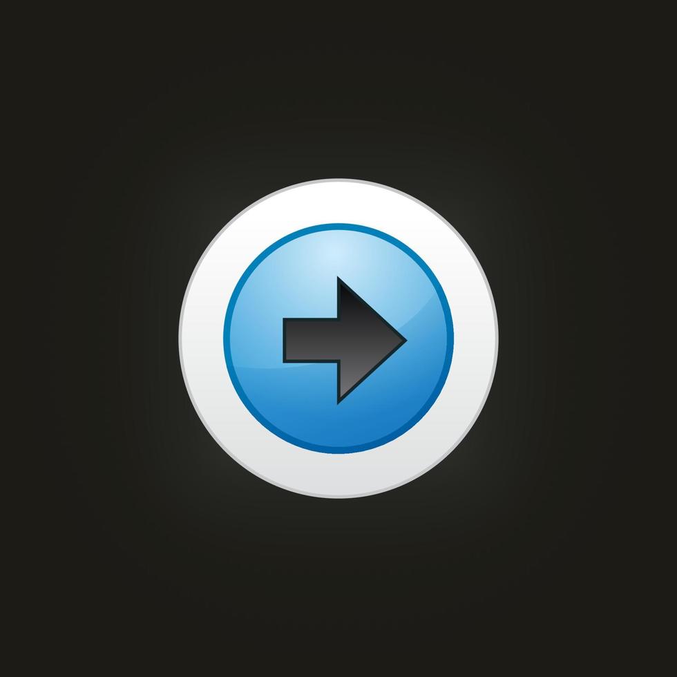 Symbol sign button arrows ui ux design sign button vector