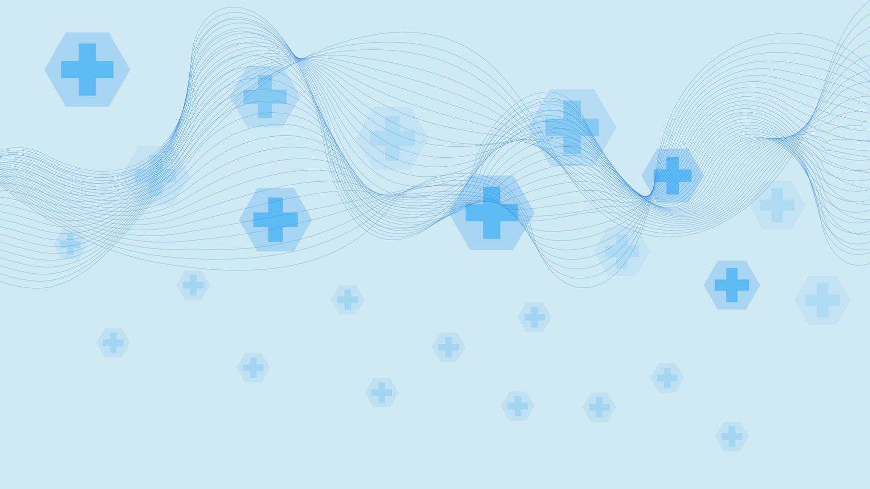 Health care and medical innovation background design concept. Vector illustration.