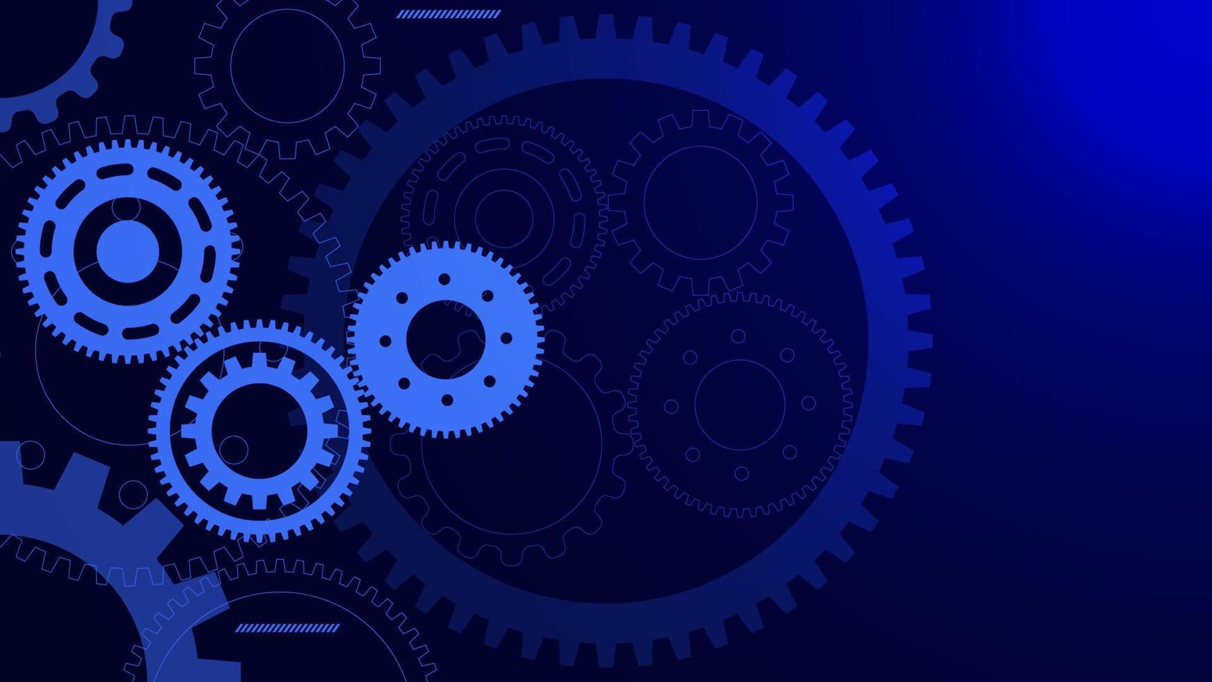 Cogs and gear wheel mechanism for mechanical engineering and technical  background design concept. Vector illustration. 22601352 Vector Art at  Vecteezy