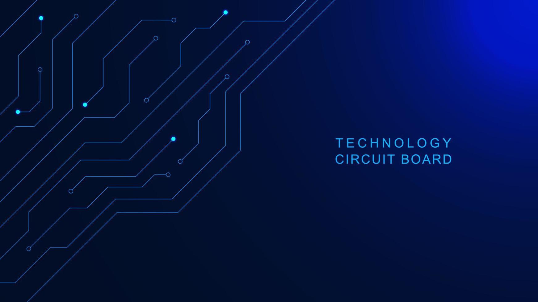 digital tecnología circuito tablero concepto fondo. ciencia ficción tarjeta de circuito impreso rastro datos transferir en azul antecedentes. vector ilustración.