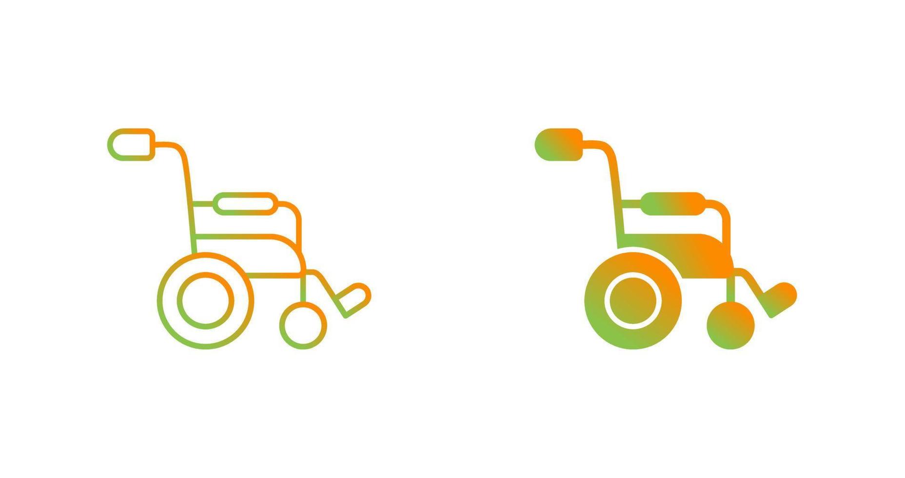 Wheel Chair Vector Icon