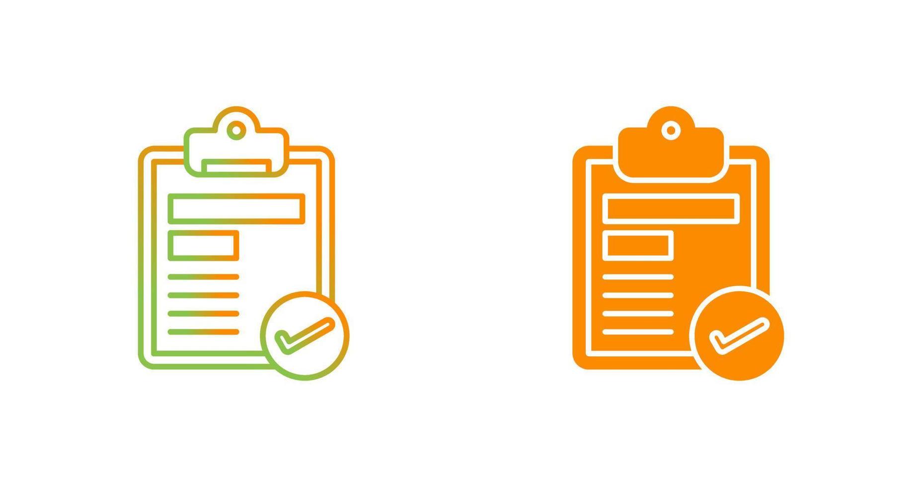 Test Results Vector Icon