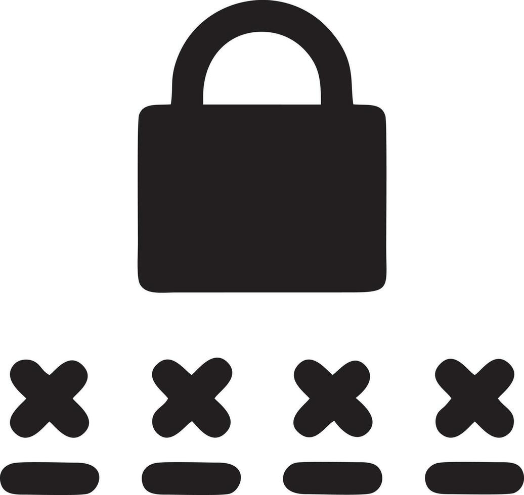 Lock security icon symbol vector image. Illustration of the key secure access system vector design. EPS 10