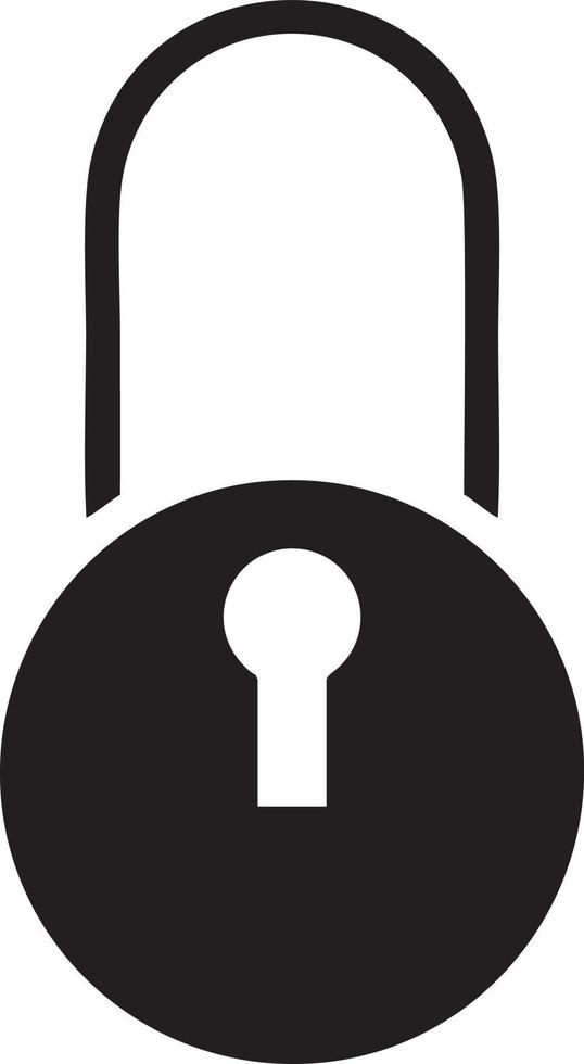 Lock security icon symbol vector image. Illustration of the key secure access system vector design. EPS 10