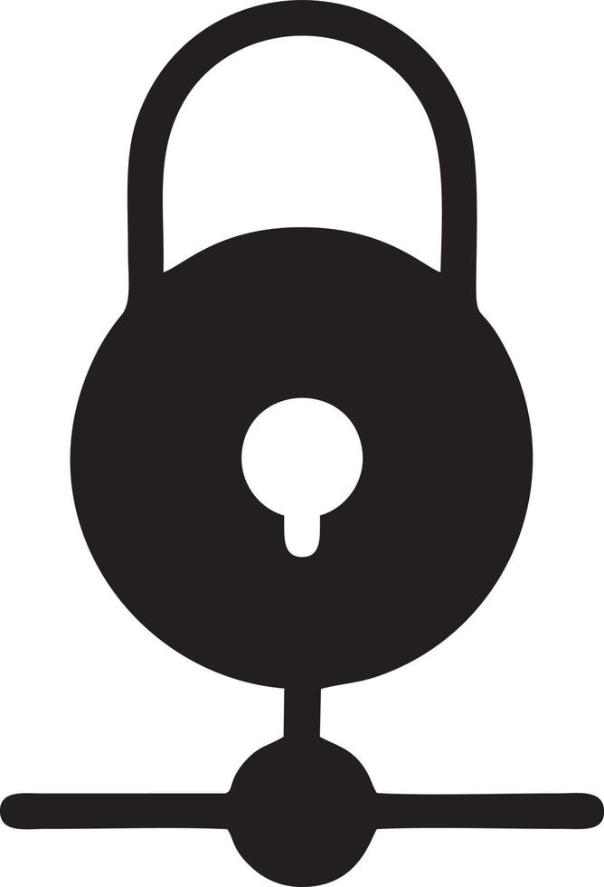 Lock security icon symbol vector image. Illustration of the key secure access system vector design. EPS 10