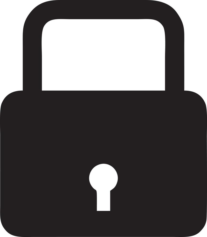 Lock security icon symbol vector image. Illustration of the key secure access system vector design. EPS 10