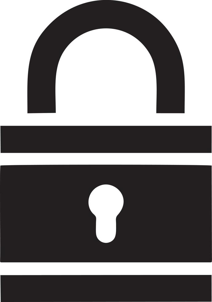 Lock security icon symbol vector image. Illustration of the key secure access system vector design. EPS 10