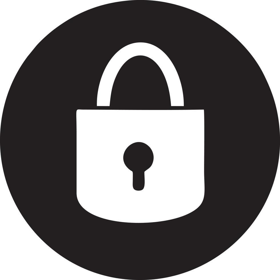 Lock security icon symbol vector image. Illustration of the key secure access system vector design. EPS 10