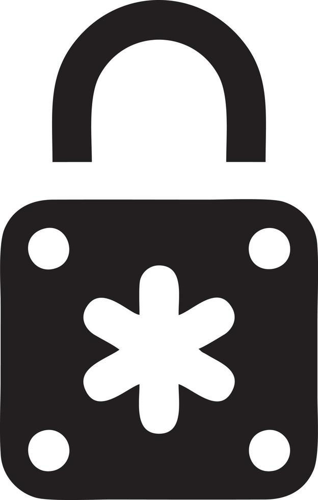 Lock security icon symbol vector image. Illustration of the key secure access system vector design. EPS 10