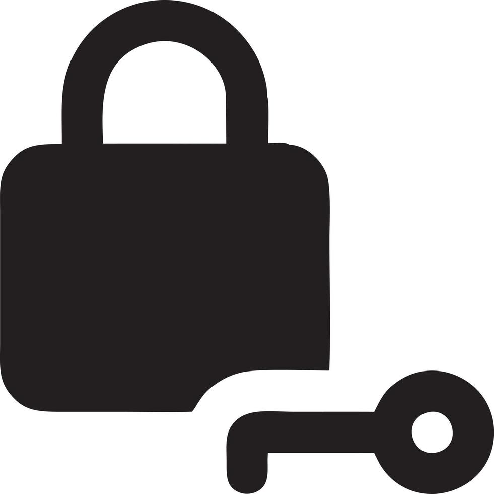 Lock security icon symbol vector image. Illustration of the key secure access system vector design. EPS 10